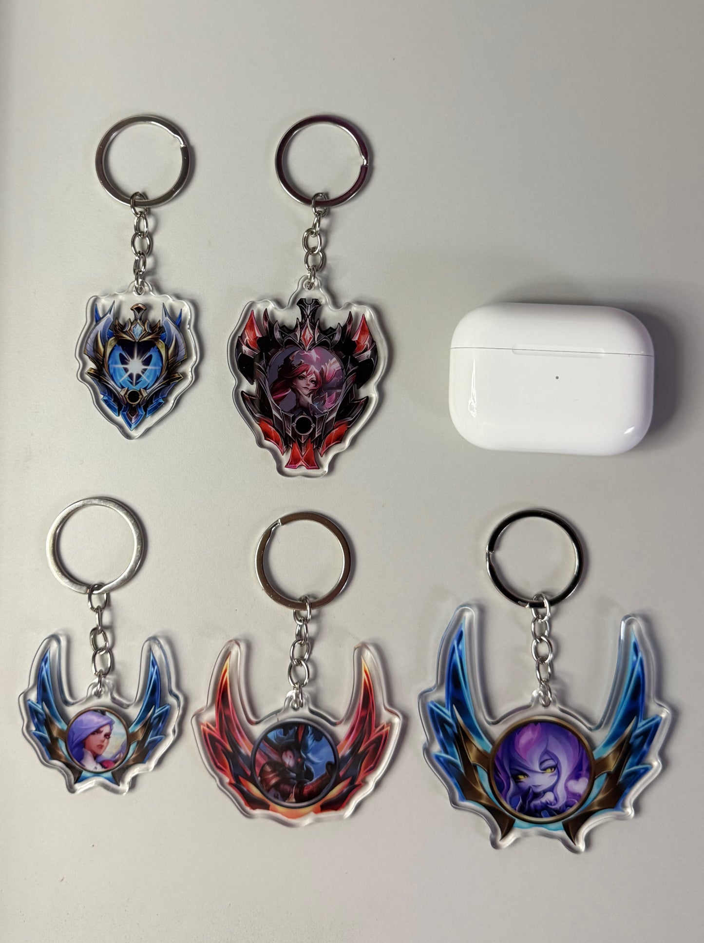 Custom Icon Ranked Keychain