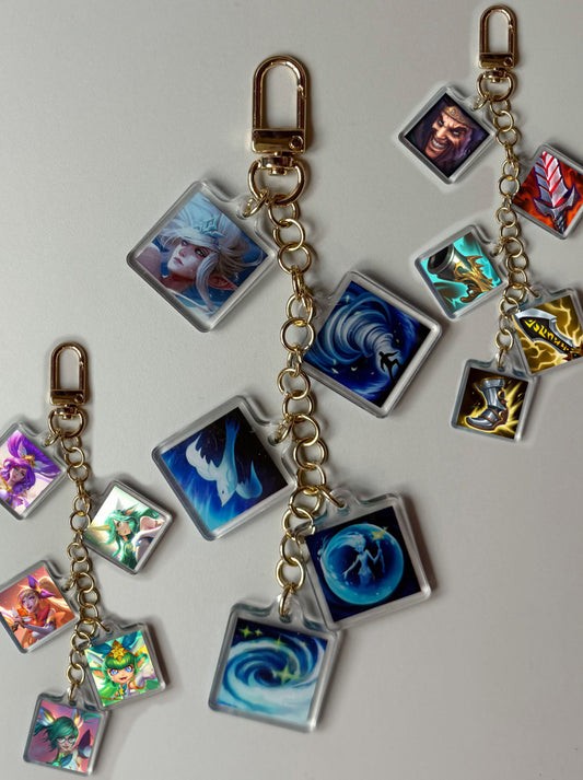 Custom Charms Keychain