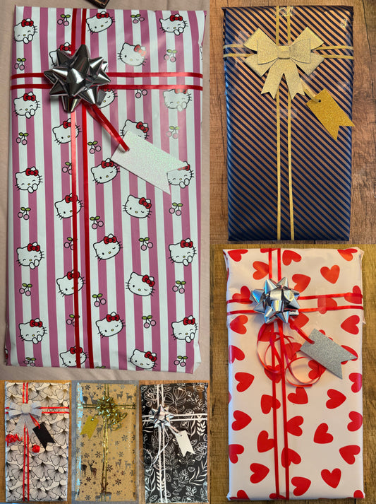 Custom Gift Wrap, 30+ Options!
