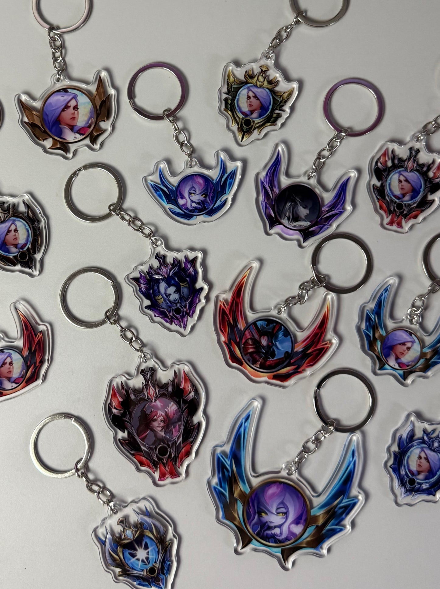 Custom Icon Ranked Keychain